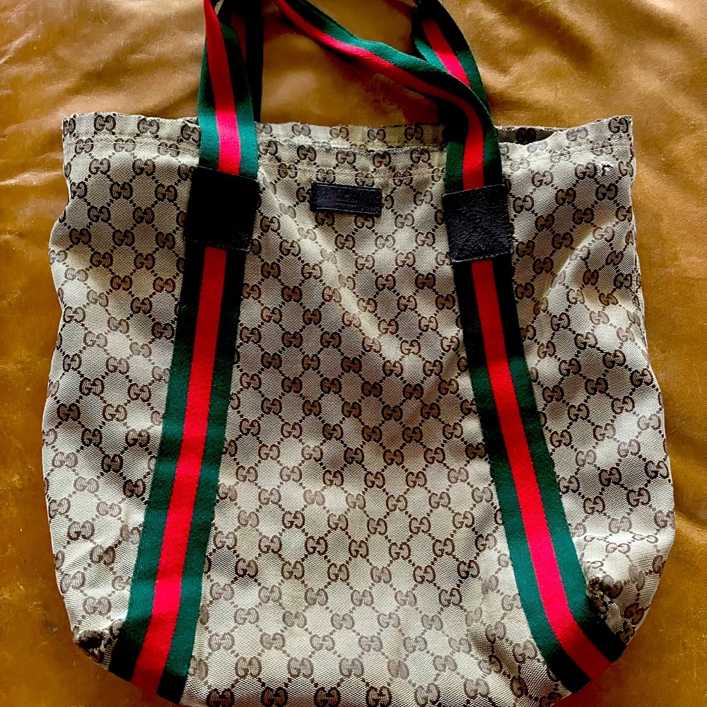 Gucci Web Tote GG